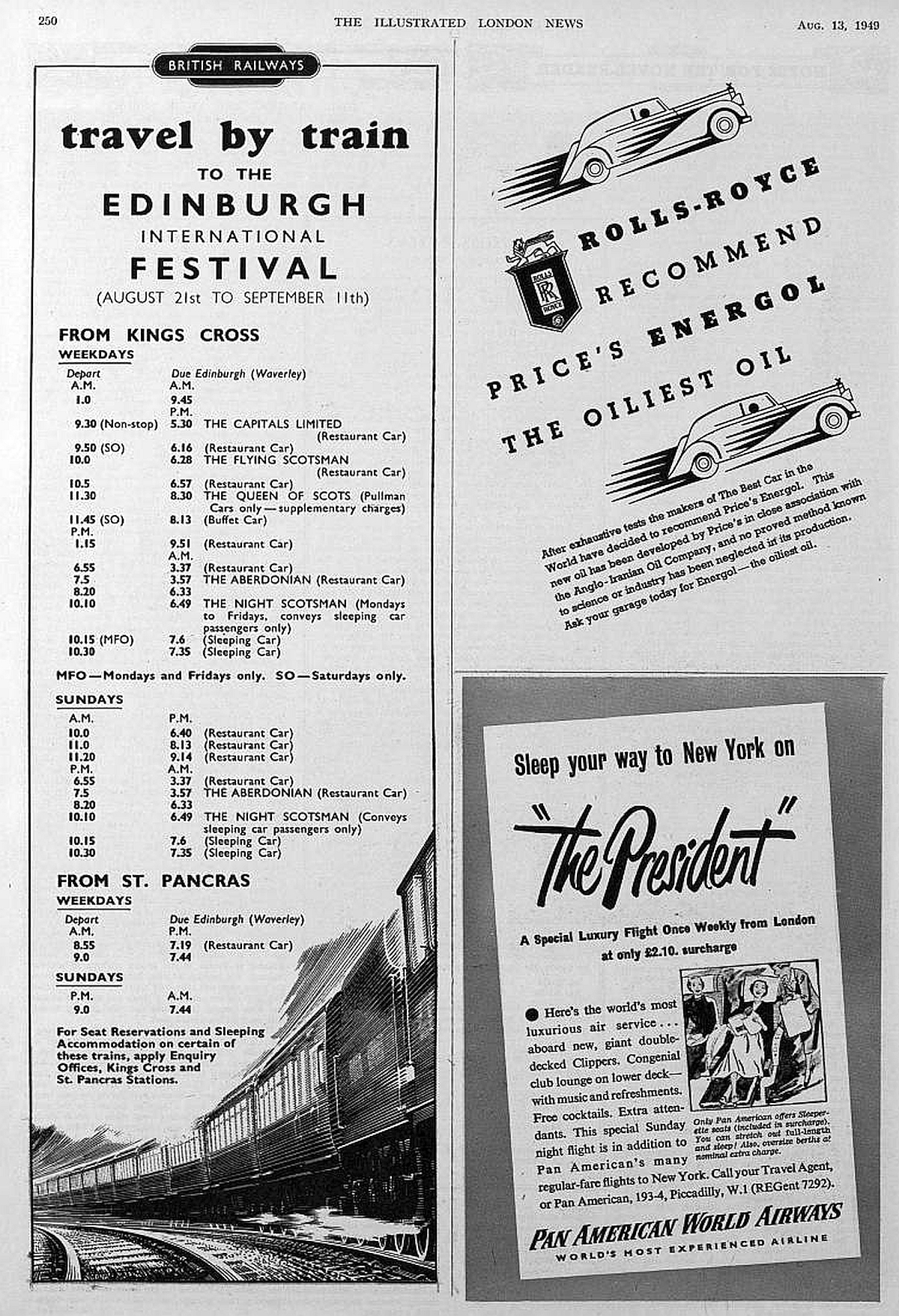 Rail timetable